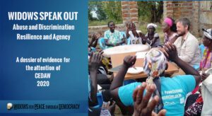 Widows Speak Out Dossier for Cedaw