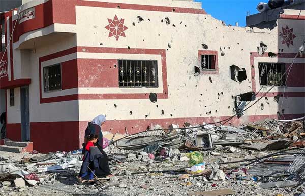 Gaza-widows and children